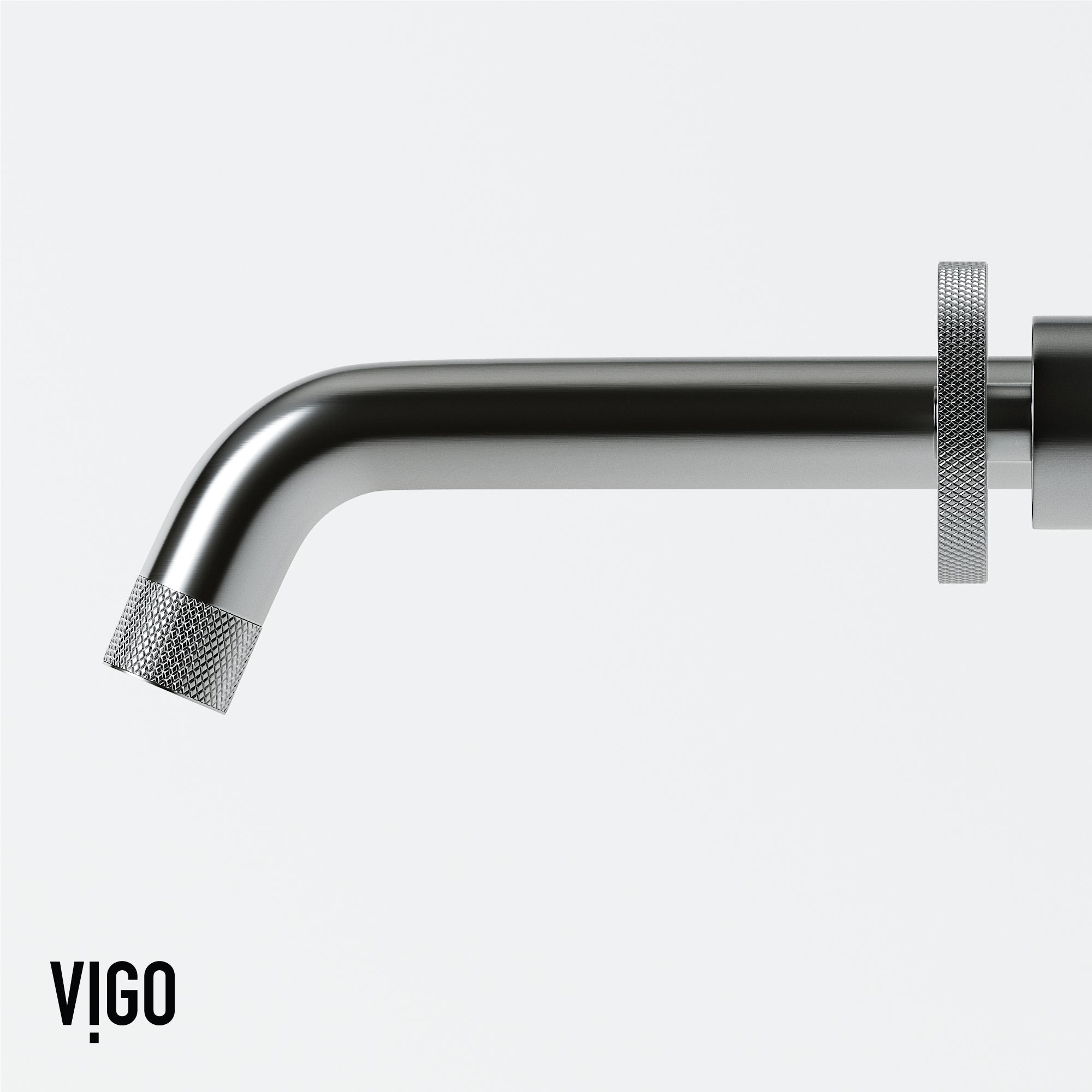 Low flow wall mounted faucet with included rough-in valve and easy installation