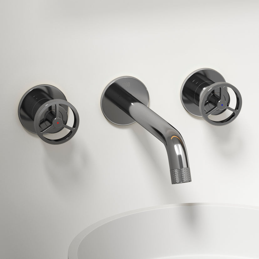 Cass Wall Mount Bathroom Faucet