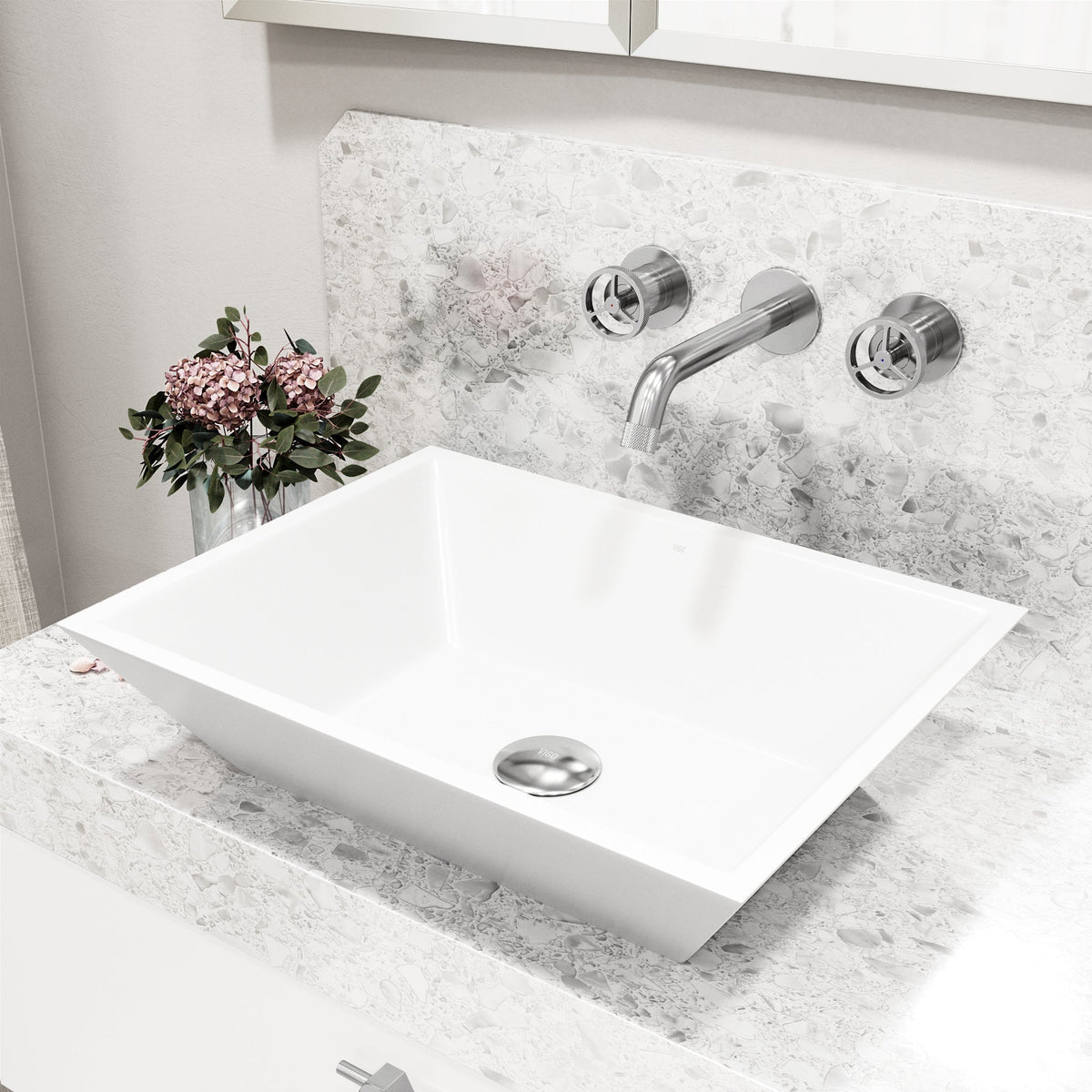 Low arc spout faucet with corrosion resistant brass construction and drip free valve
