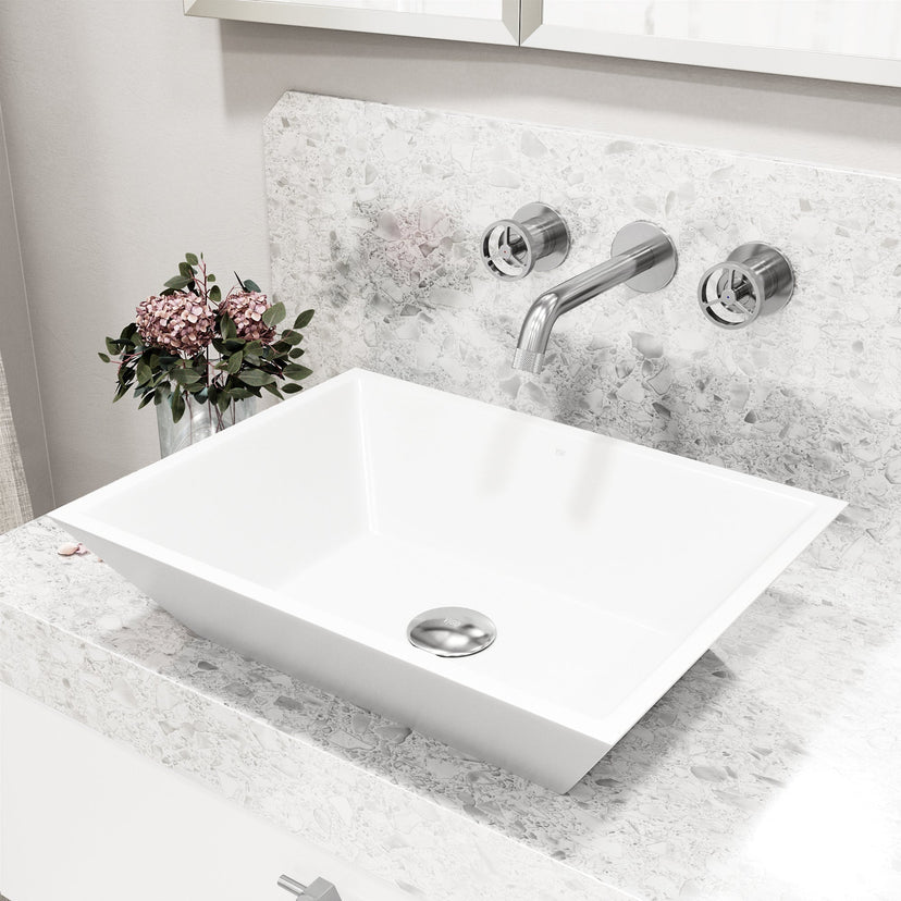 Low arc spout faucet with corrosion resistant brass construction and drip free valve