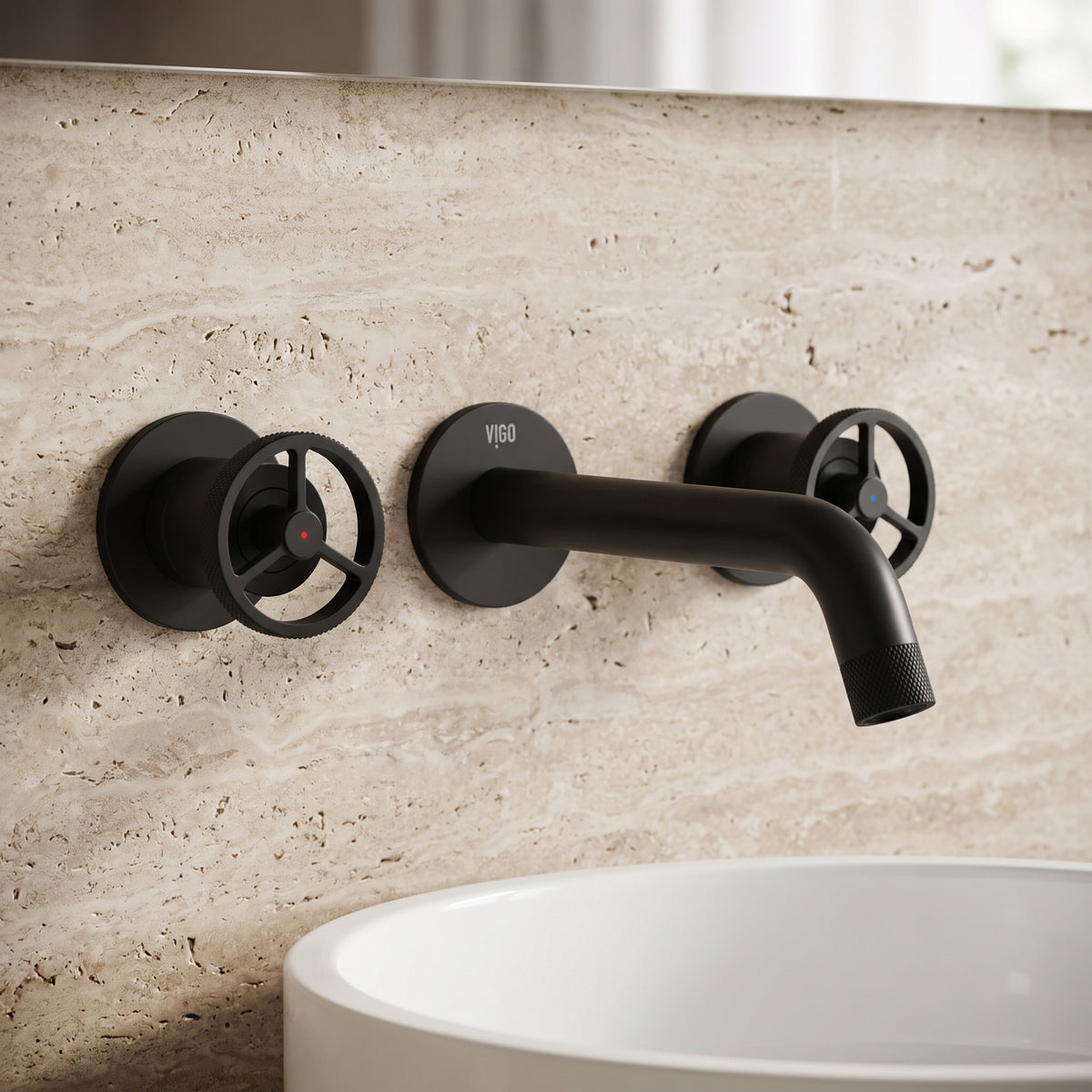 Cass Wall Mount Bathroom Faucet