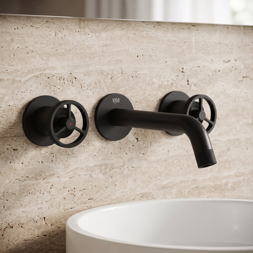 Cass Wall Mount Bathroom Faucet