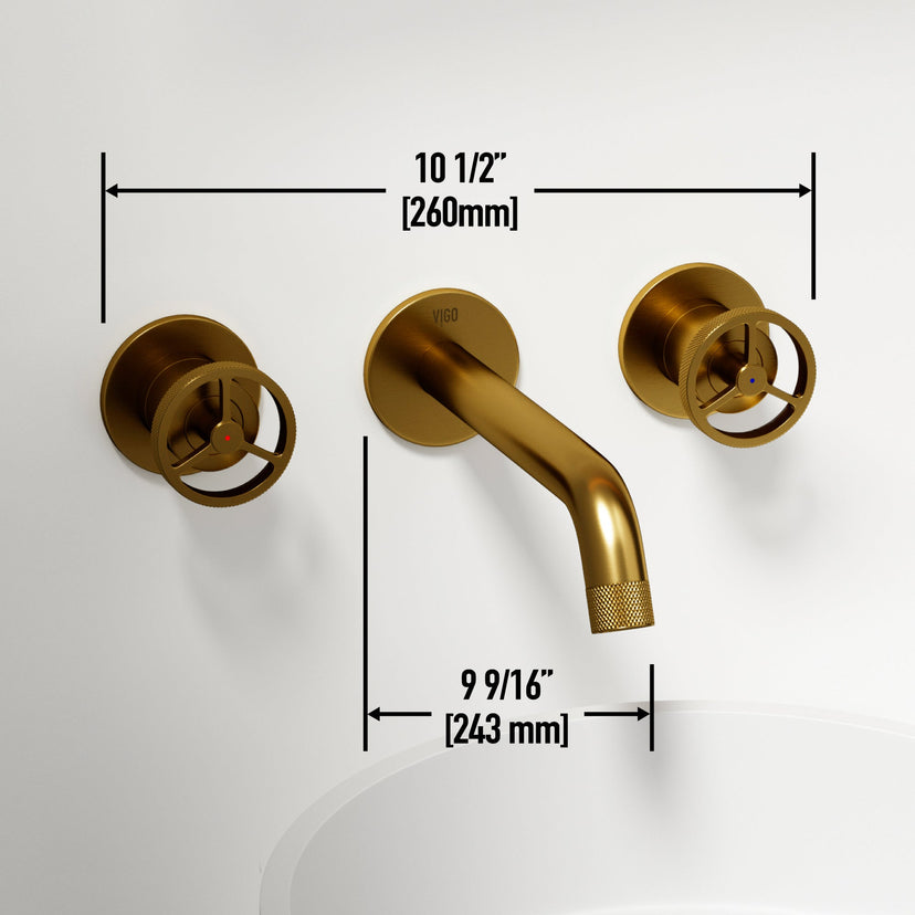 Contemporary style wall mount faucet with NPSM connections and low lead compliance