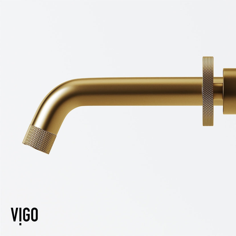 Low flow wall mounted faucet with included rough-in valve and easy installation