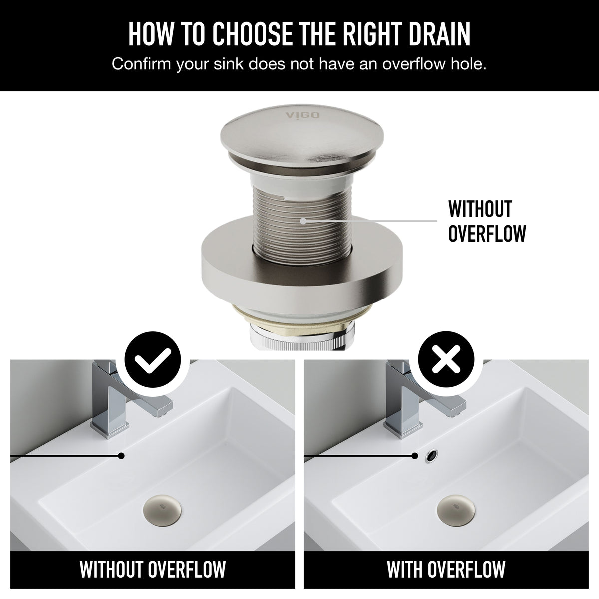 Elan  Bathroom Sink Pop Up Drain Stopper
