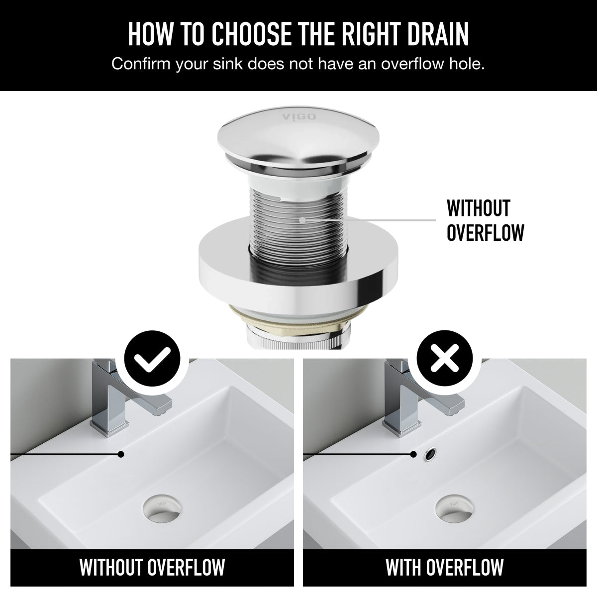 Elan  Bathroom Sink Pop Up Drain Stopper