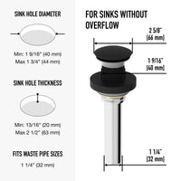 Elan  Bathroom Sink Pop Up Drain Stopper