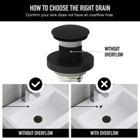 Elan  Bathroom Sink Pop Up Drain Stopper