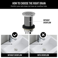 Paloma Bathroom Sink Grid Drain