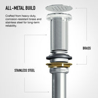 Paloma Bathroom Sink Grid Drain