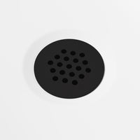 Round matte black faucet accessory, modern design, 8-inch height