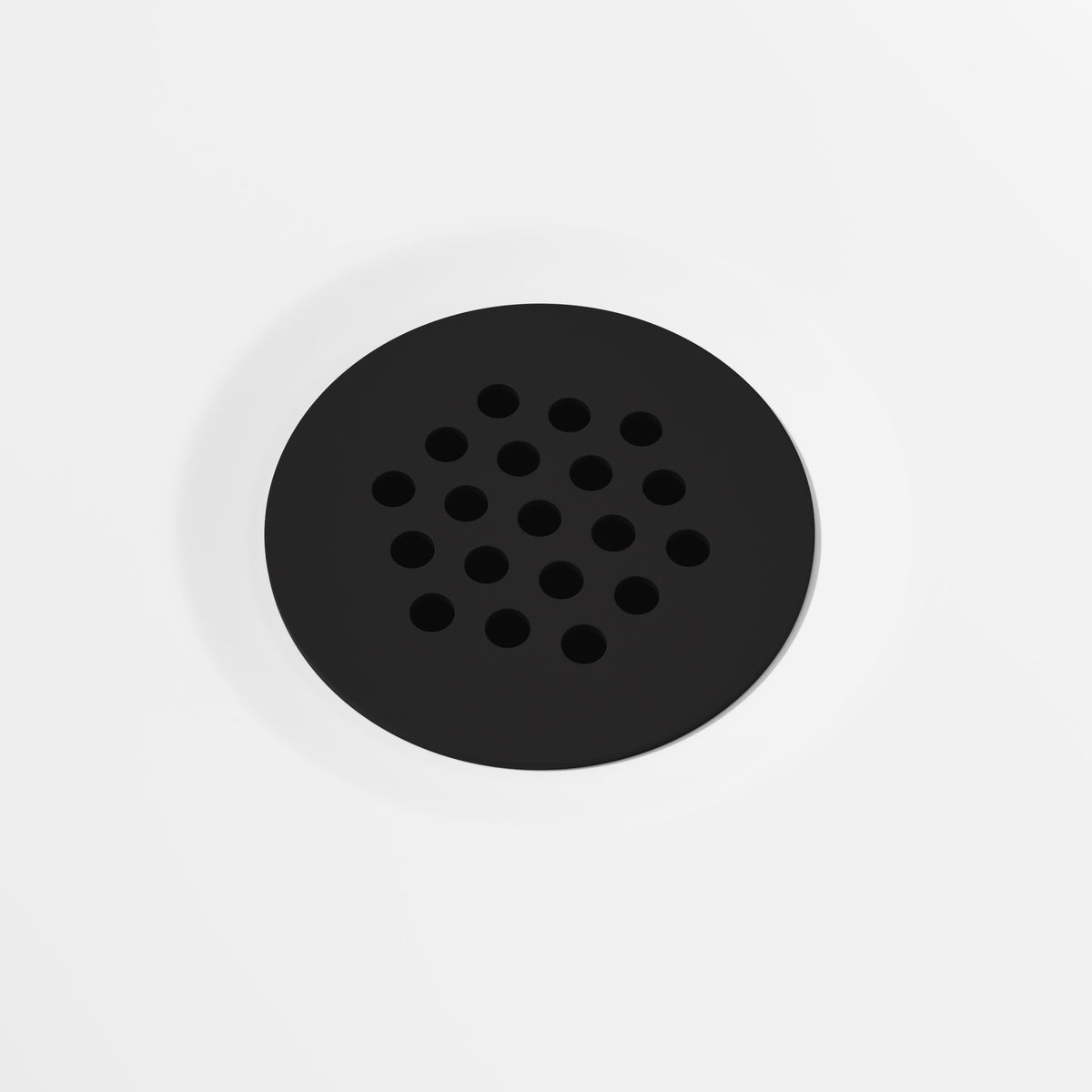 Round matte black faucet accessory, modern design, 8-inch height