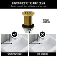 Paloma Bathroom Sink Grid Drain