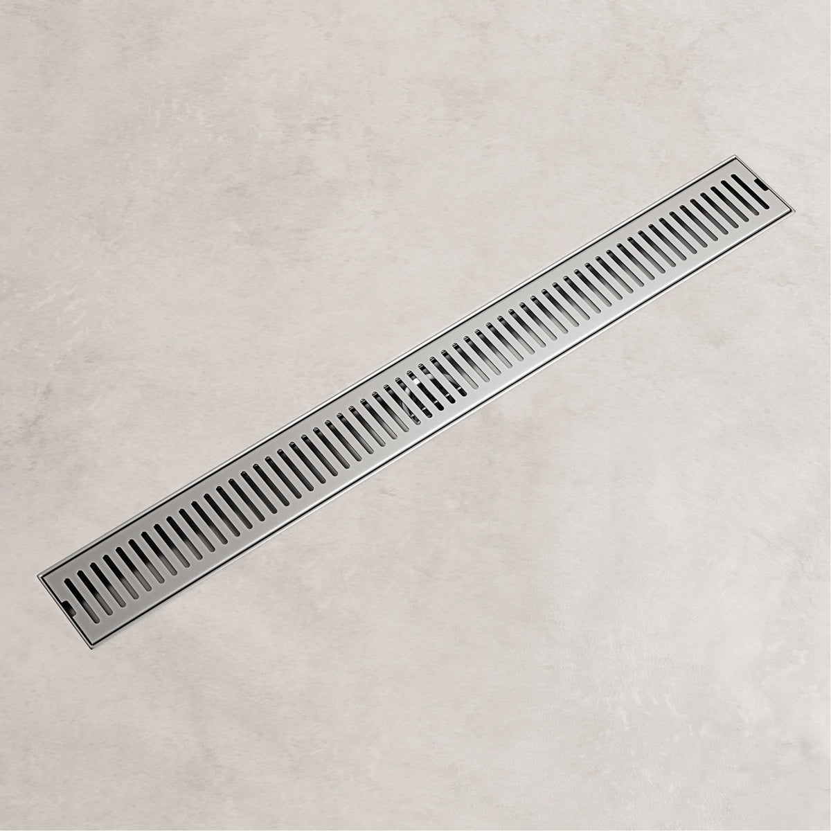 Rectangle brass shower accessory with brushed nickel finish, modern design, fade and scratch resistant