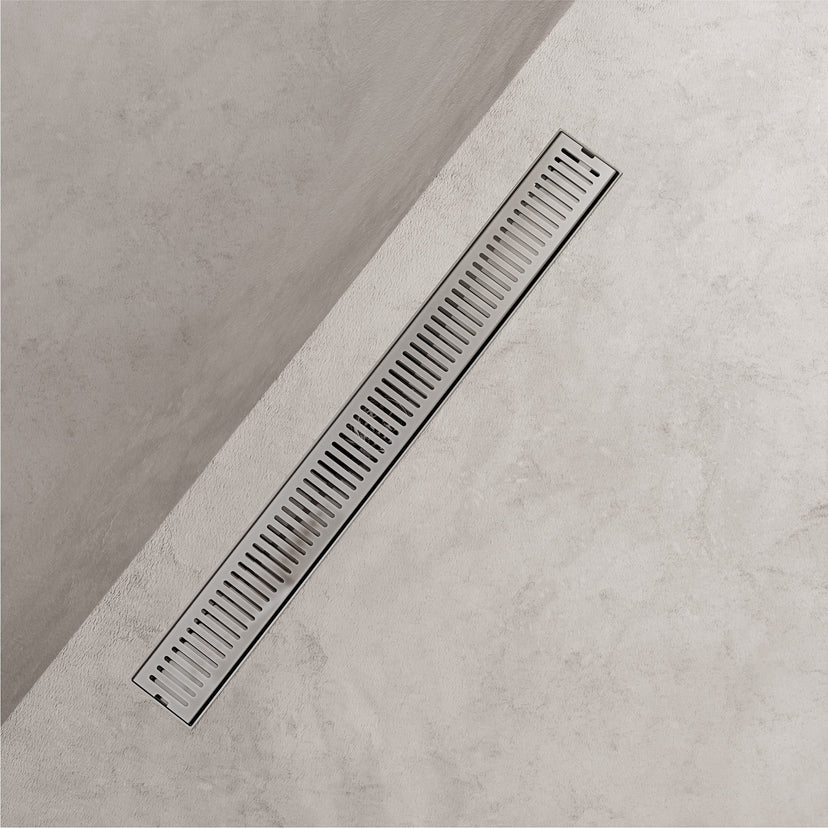 Rectangle brass shower accessory with chrome finish, modern style, rust and scratch resistant