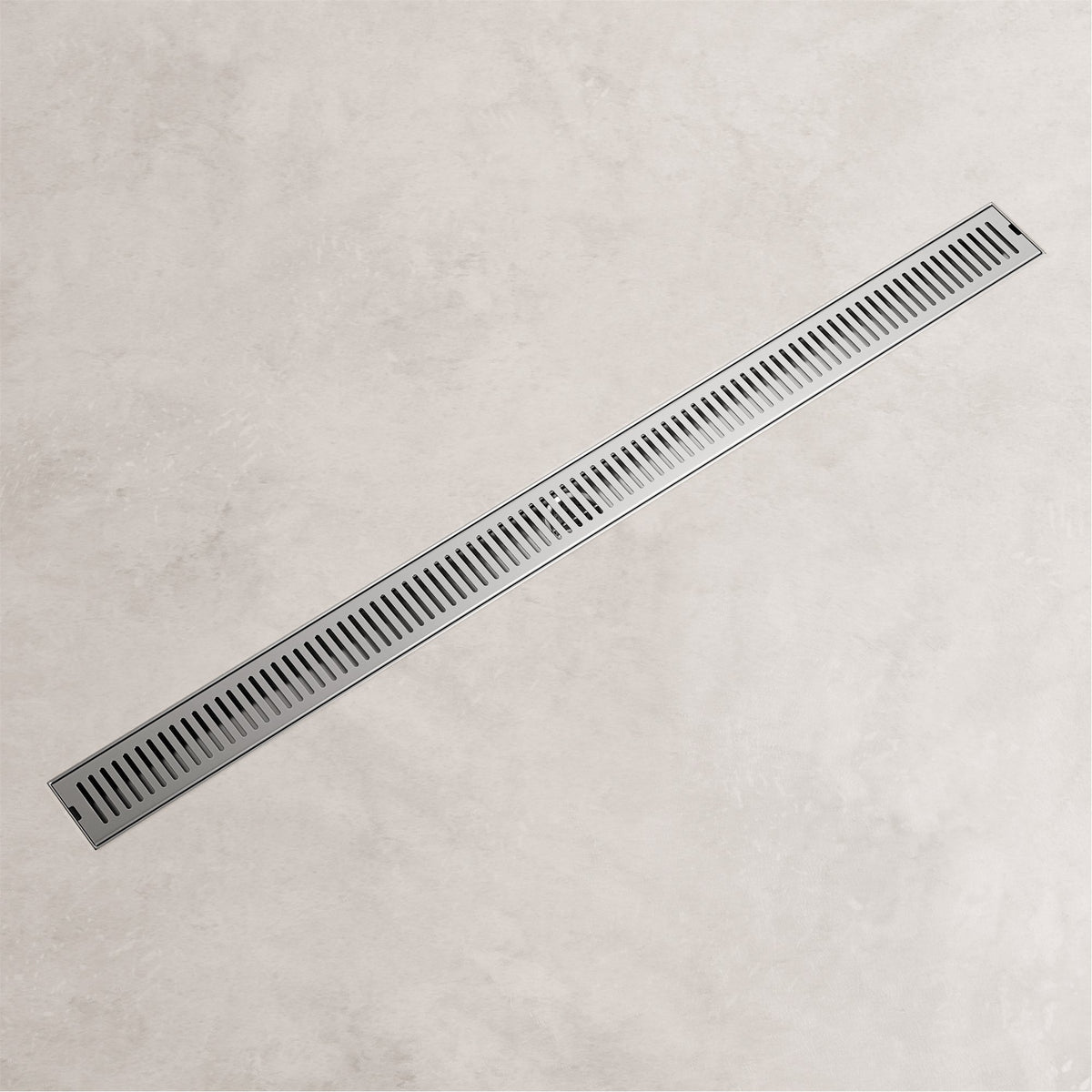 Brushed nickel brass shower accessory with rectangle shape and modern design