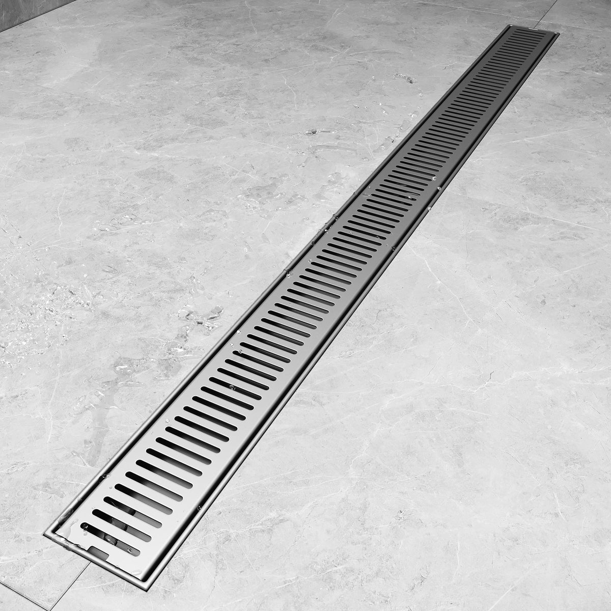 Handmade rectangle shower accessory in brushed nickel with fade resistance