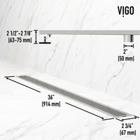 Elan 36 in. Linear Shower Drain