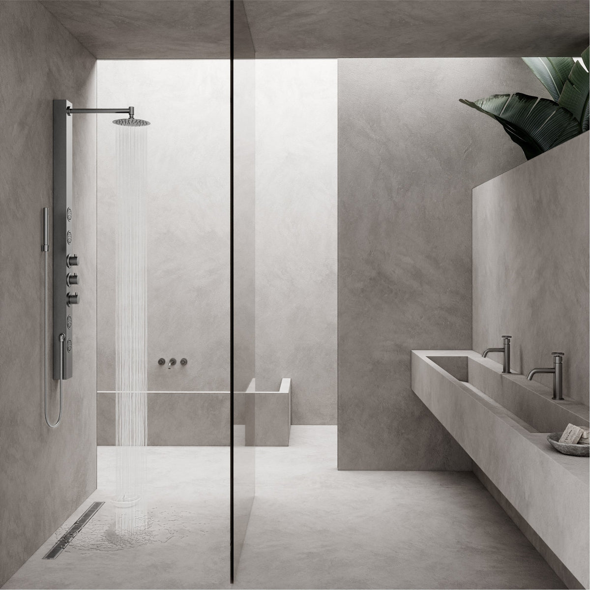Brushed nickel brass bathroom accessory with scratch resistant surface