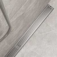 Rectangle shaped modern shower accessory in brushed nickel brass