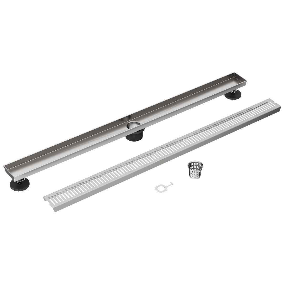 Rust resistant brass shower accessory with brushed nickel finish