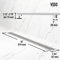 Elan 36 in. Linear Shower Drain