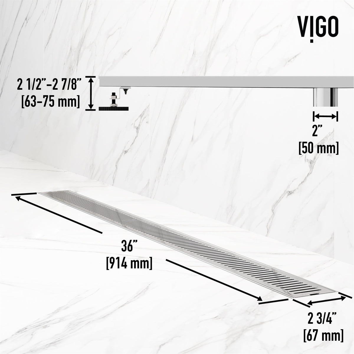 Fade resistant brass shower accessory with chrome finish and rectangle shape