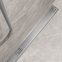 Rectangle shaped modern shower accessory in chrome brass