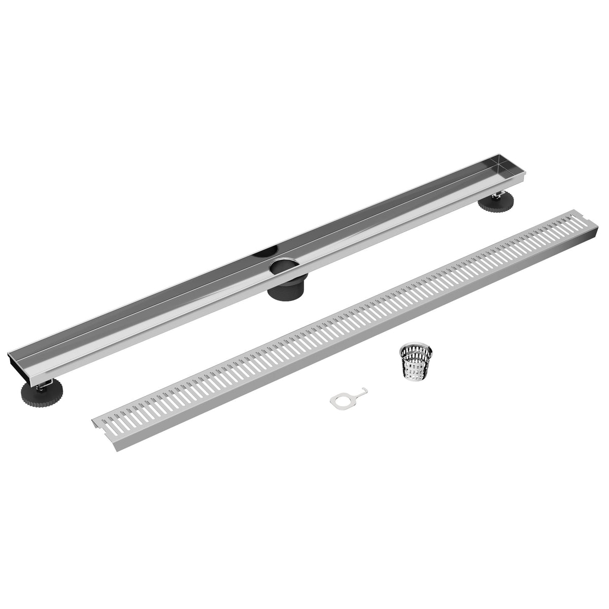 Rust resistant brass shower accessory with chrome finish