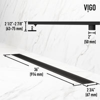 Elan 36 in. Linear Shower Drain