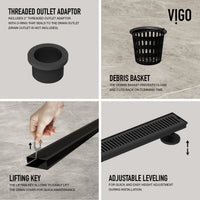 Handmade brass shower accessory in matte black with rust resistant properties