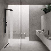 Matte black brass bathroom accessory with scratch resistant surface