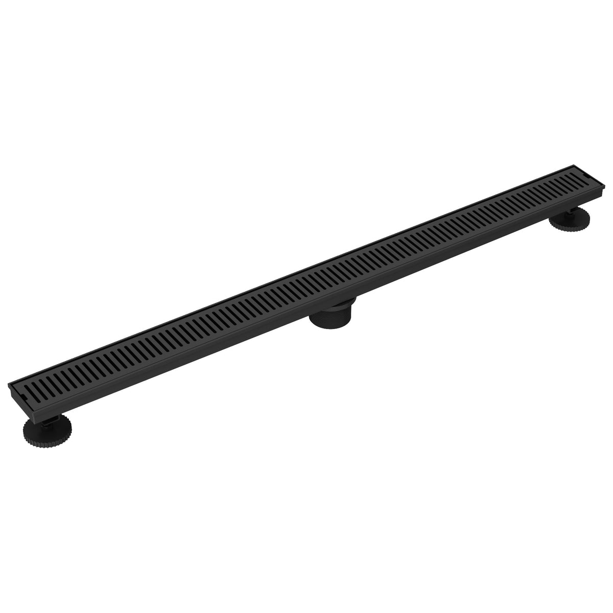 Matte black finish brass shower accessory for contemporary bathrooms
