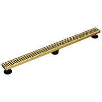 Matte brushed gold finish brass shower accessory for contemporary bathrooms