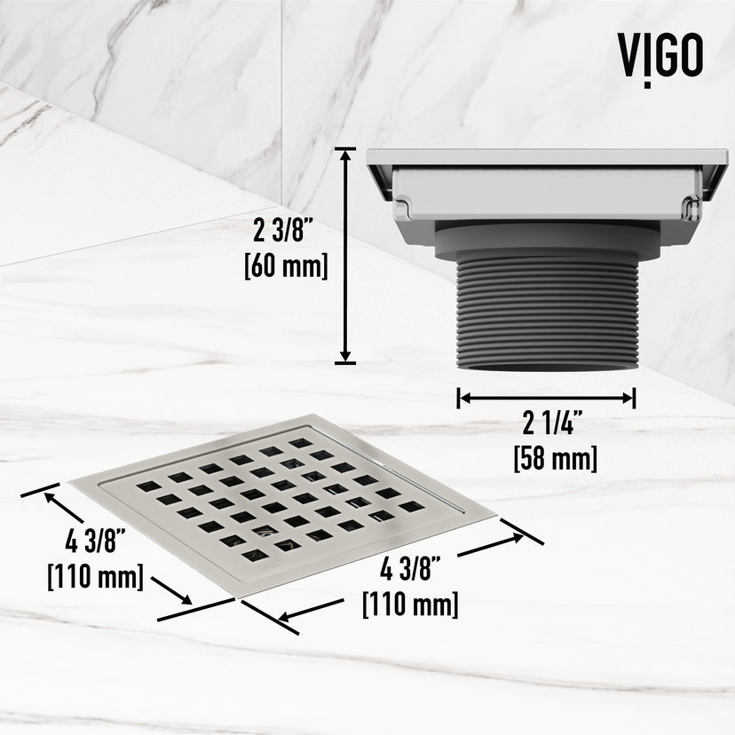 Elan Square Shower Drain