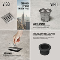 Elan Square Shower Drain