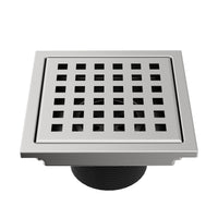 Brushed nickel finish brass shower accessory, square, commercial use approved, contemporary