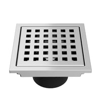 Chrome finish brass shower accessory, square, commercial use approved, contemporary
