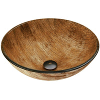 Giovanni Round Glass Vessel Sink