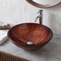 Giovanni Round Glass Vessel Sink