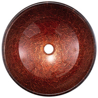 Giovanni Round Glass Vessel Sink
