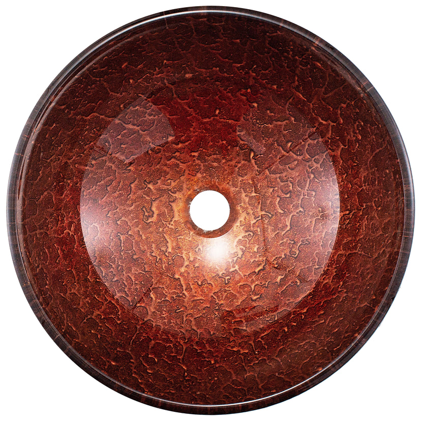 Giovanni Round Glass Vessel Sink