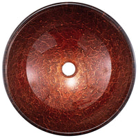 Giovanni Round Glass Vessel Sink