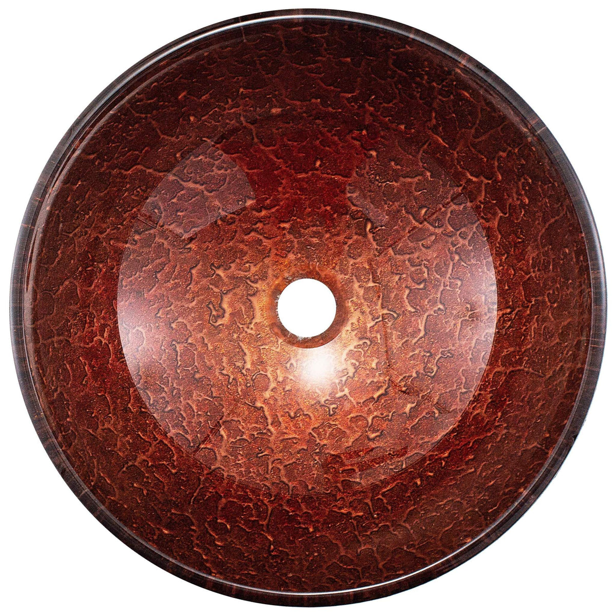 Giovanni Round Glass Vessel Sink