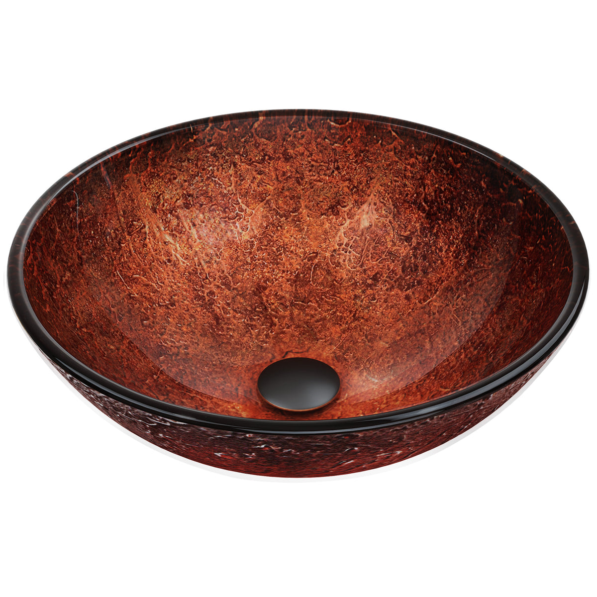 Giovanni Round Glass Vessel Sink