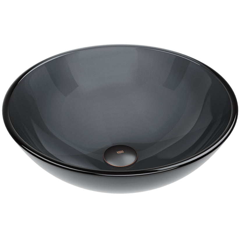 Giovanni Round Glass Vessel Sink
