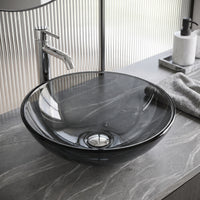 Giovanni Round Glass Vessel Sink