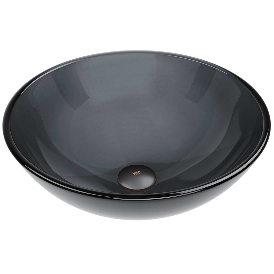 Giovanni Round Glass Vessel Sink
