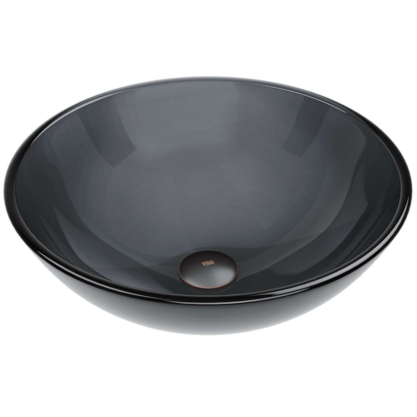 Giovanni Round Glass Vessel Sink