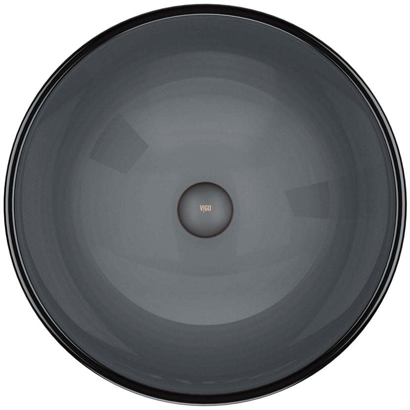 Giovanni Round Glass Vessel Sink